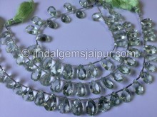 Green Amethyst Concave Cut Pear